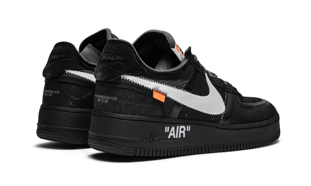 black air force ones off white